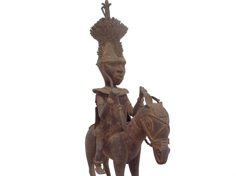  The Equestrian Portrait of Oba Oranmiyan, A Masterpiece in Ivory and Bronze, Capturing Majesty and Power!