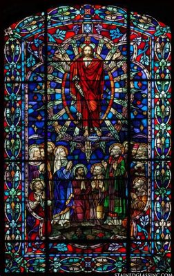  “Stained-Glass Harmony: Unpacking Coptic Christian Iconography in ‘The Ascension of Christ’ 